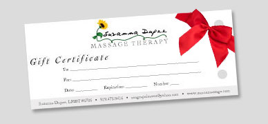 Holiday Gift Certificates Available